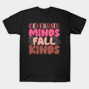 Celebrate Minds Of All Kinds Mental Health Autism Awareness T-Shirt